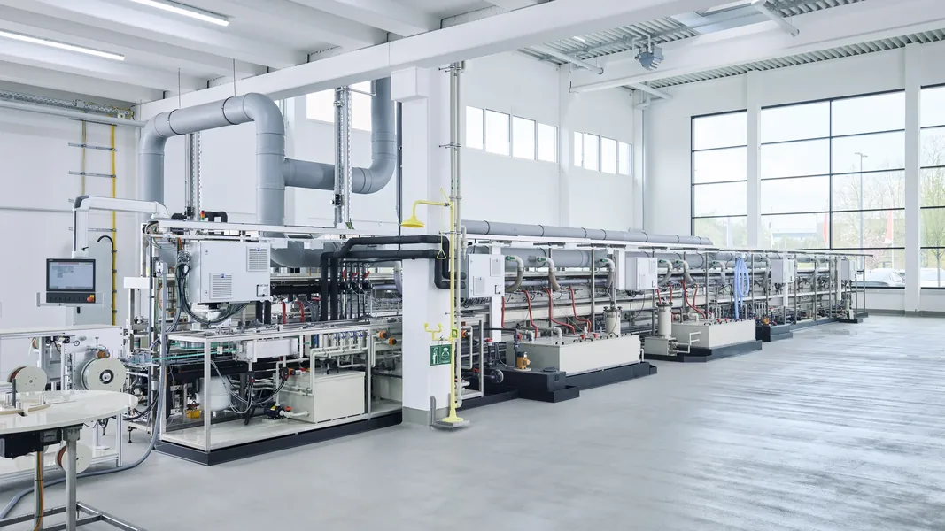 Bandgalvanik-Produktionslinie der C. Jentner GmbH