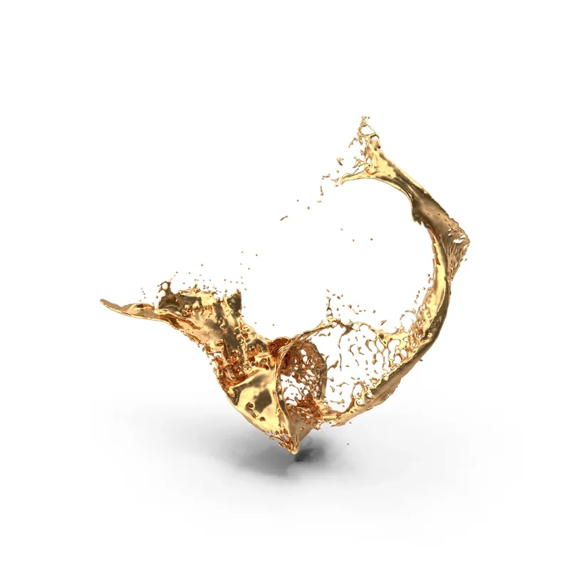 Goldbeschichtetes Bauteil, Gestellware