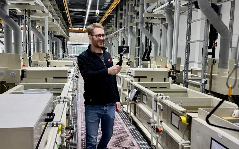 Blick in die Galvanikanlage der C. Jentner GmbH, MIMA-Finalist 2026