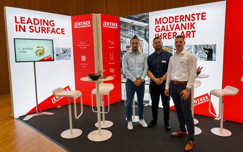 Messestand der C. Jentner GmbH auf der Stanztec 2026 in Pforzheim