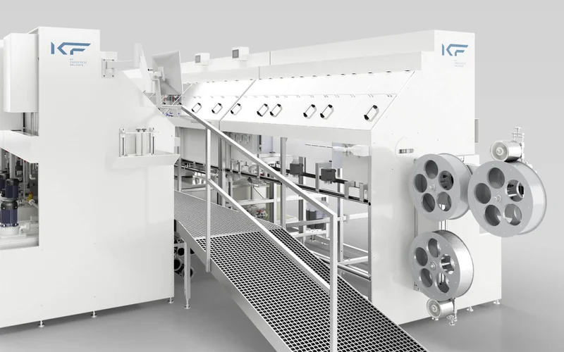 Visualisierung der zweiten Bandgalvanik-Anlage der C. Jentner GmbH, gebaut von KF Industrieanlagen